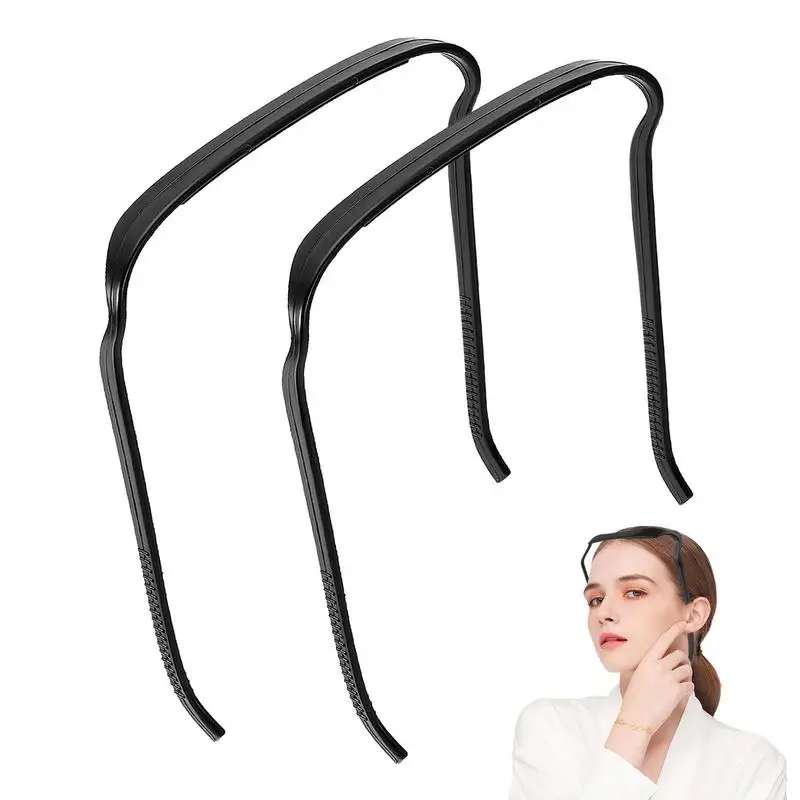 

Metal Hairband Thick Hair Hairpin Invisible Width Fashion Sport HairBand Sports Comb For Curls Female Face Washing Headdress