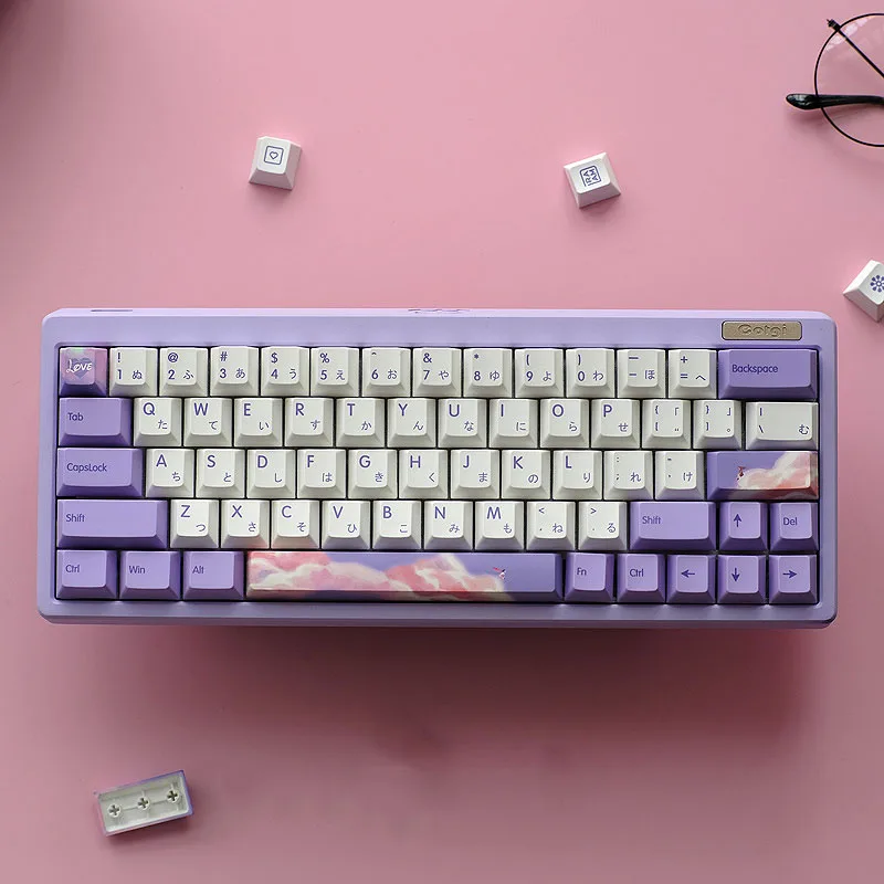 

Dreamland 139 Keys Cherry Profile Keycaps Personalized English Japanese PBT Keycap For MX Switch Gaming Mechanical Keyboard Caps