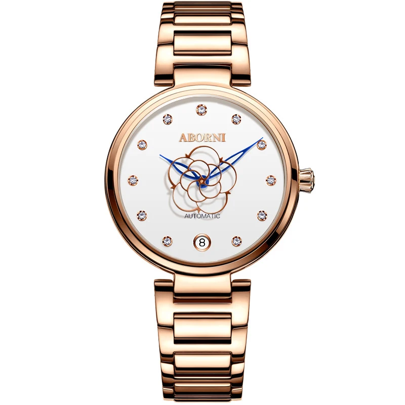 

JOJOZ Time to run watch ladies mechanical watch automatic fashion trend calendar waterproof women's watch