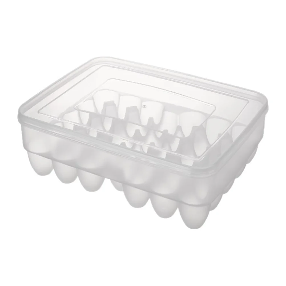 

Plastic Fridge Egg Holder Household Egg Tray 34 Grid Egg Storage Box Holder
