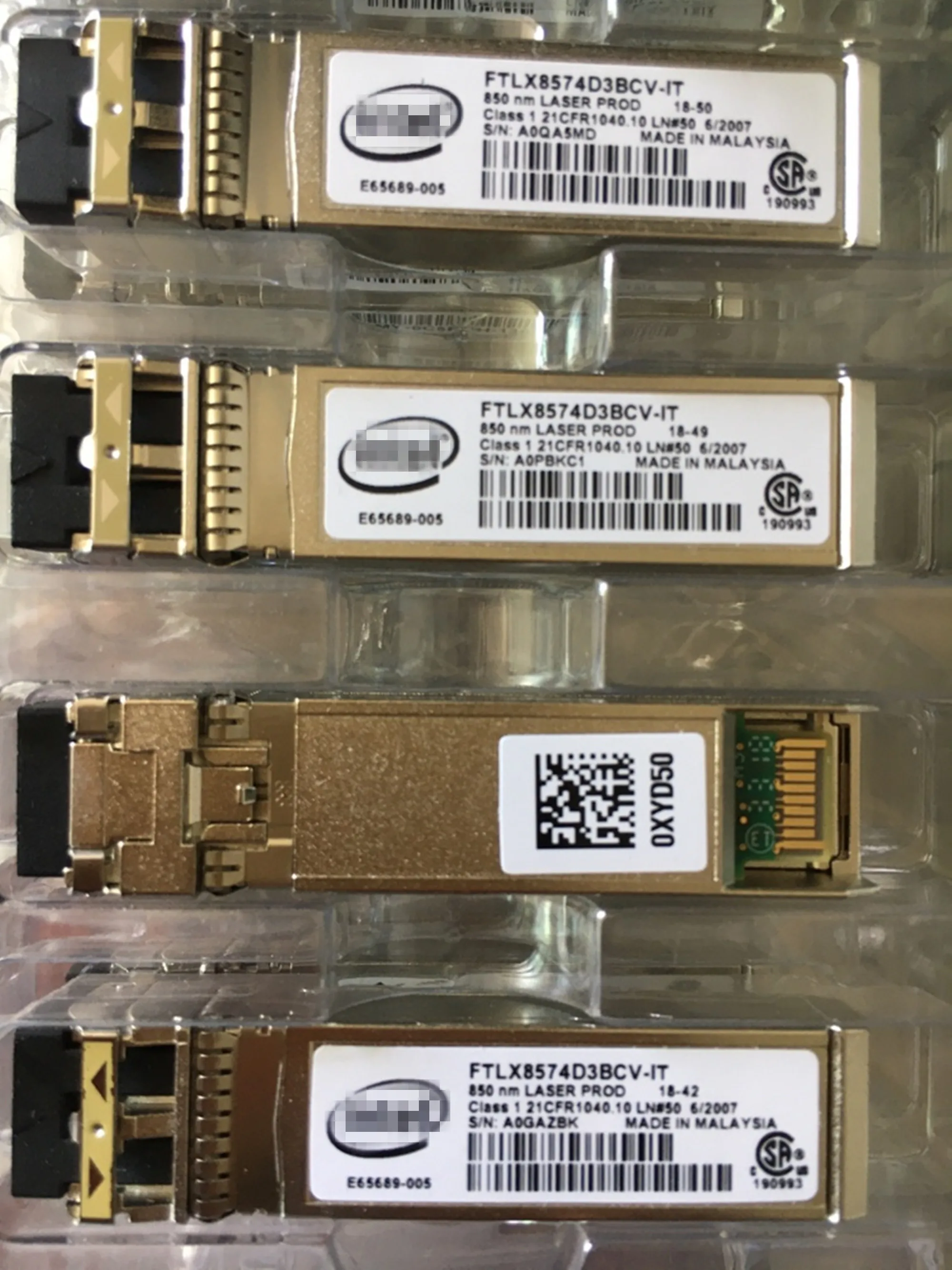 I-NTEL fiber adapter 10G sfp FTLX8574D3BCV-IT/10g SR X520 X710 82599 switches Network adapter General optical fiber module