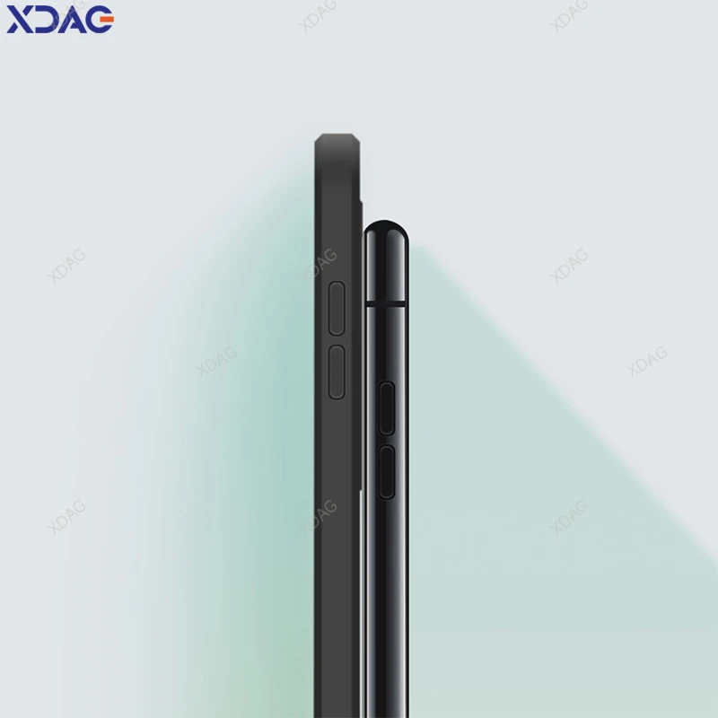 Фото Простой чехол для Honor 600 Lite Pro 600Lite 600Pro 600E 5G, квадратный, из жидкого силикона, класса люкс, оригинальный, с бампером №5
