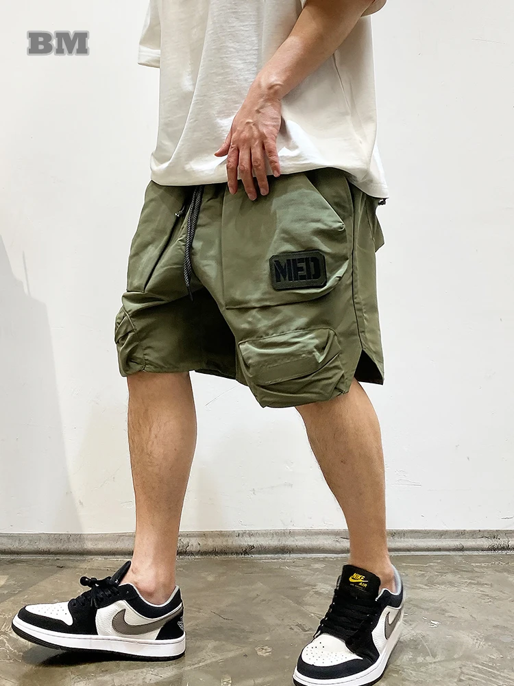 American Streetwear Military Tactical Cargo Shorts Men Clothing Summer Japanese Harajuku Casual Sweatpants Outdoor Sports Pants