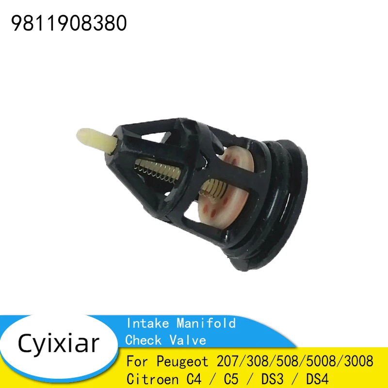 

Обратный клапан впускного коллектора с турбонаддувом 9811908380 Для Peugeot 207/308/508/5008/3008 для Citroen C4/C5/DS3/DS4