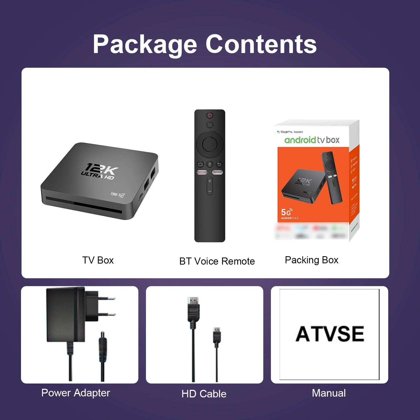 ТВ-приставка Velec I96 Z9 MAX Smart TV Box на Android 14, 8+128 ГБ, 4K, Dual Wi-Fi (2.4G+5.8G), Bluetooth 5.0, медиаплеер для потокового вещания (art.: 3920db8fa5ecd) - 3920db8fa5ecd