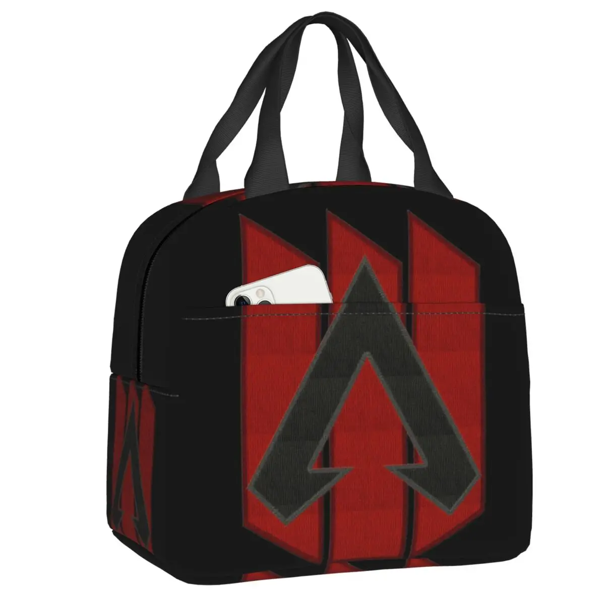 

Apex Legends Logo Patch Resuable Lunch Box Women Leakproof Battle Royale Game Cooler Thermal Food Insulated Lunch Bag