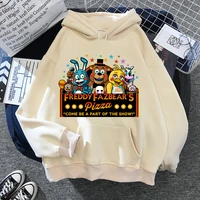 new fnaf mens hoodies casual clothing cartoons animals bear rabbit game kawaii anime top street hoodie fashion pullover sweater