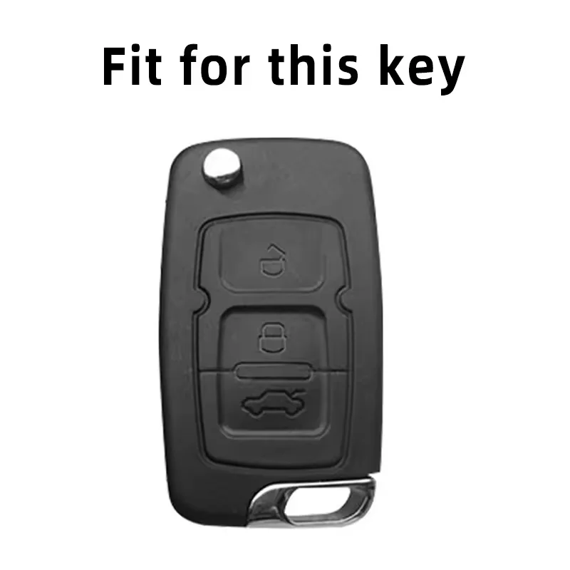 Фото Кожаный чехол-накладка для автомобильного ключа-брелока Geely Emgrand EC7 GC715 EC718 Englon SC3 SC5 SC7 Free Cruiser GX7 GX718 EC718 №2