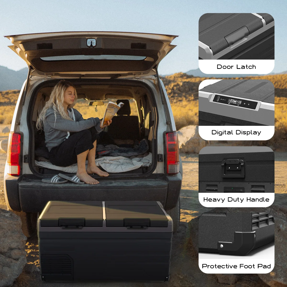 12 В 24 портативный компрессор автомобильных холодильников грузовик холодильник