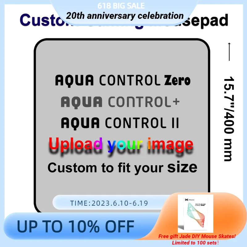 

900x400x4mm - XXL / 35.4" x 15.7" Custom Aqua control zero/ Aqua control plus/ Aqua control II/ X-raypad Gaming Mouse Pads