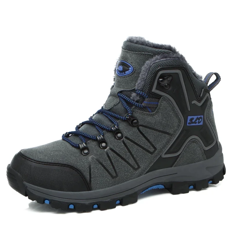 

Outdoor Men Hiking Shoes Winter Plus Cotton Warm Ankle Boots Waterproof Women Mountain Climbing Trekking Sneakers Botas Mujer