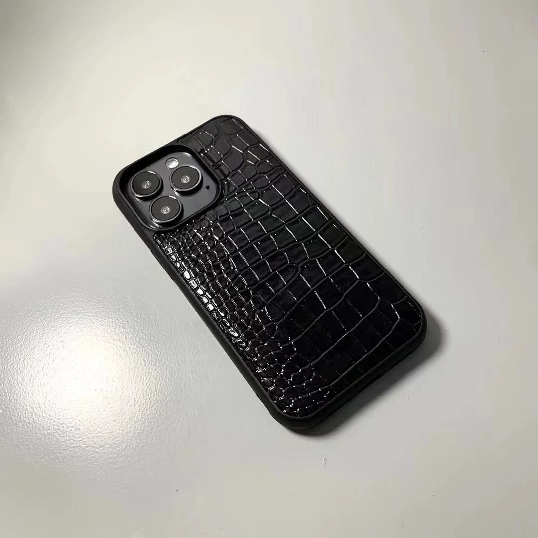 

Genuine Leather case For Iphone 13 12 11 Pro Max 8Plus XR With Box Anti-Fingerprint Anti-Slip Leather Phone Case For IPhone 11