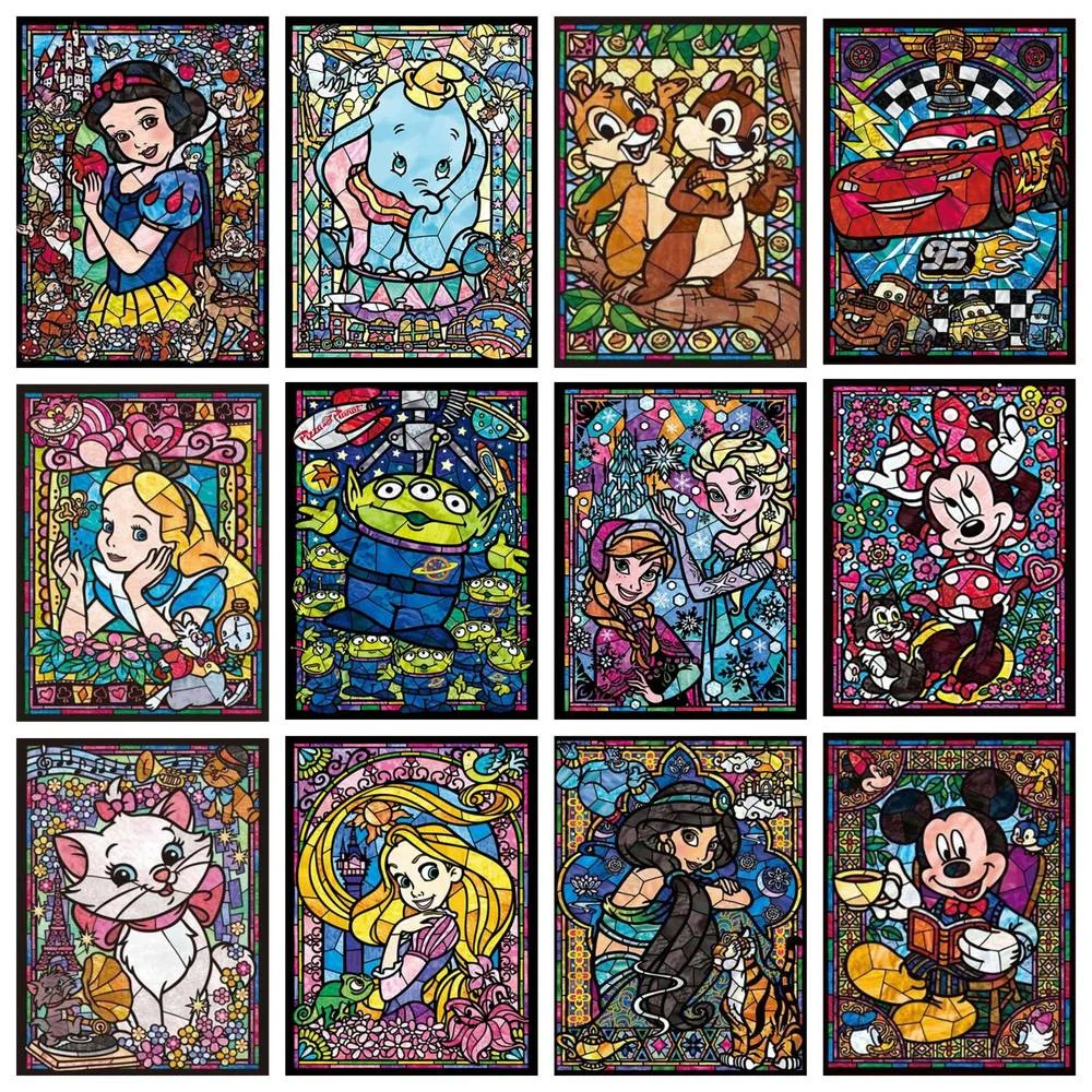 

Disney 5D DIY Diamond Painting Cross Stitch Set Snow White Mickey Mouse Handmade Children's Gift Home Wall Art Decoration