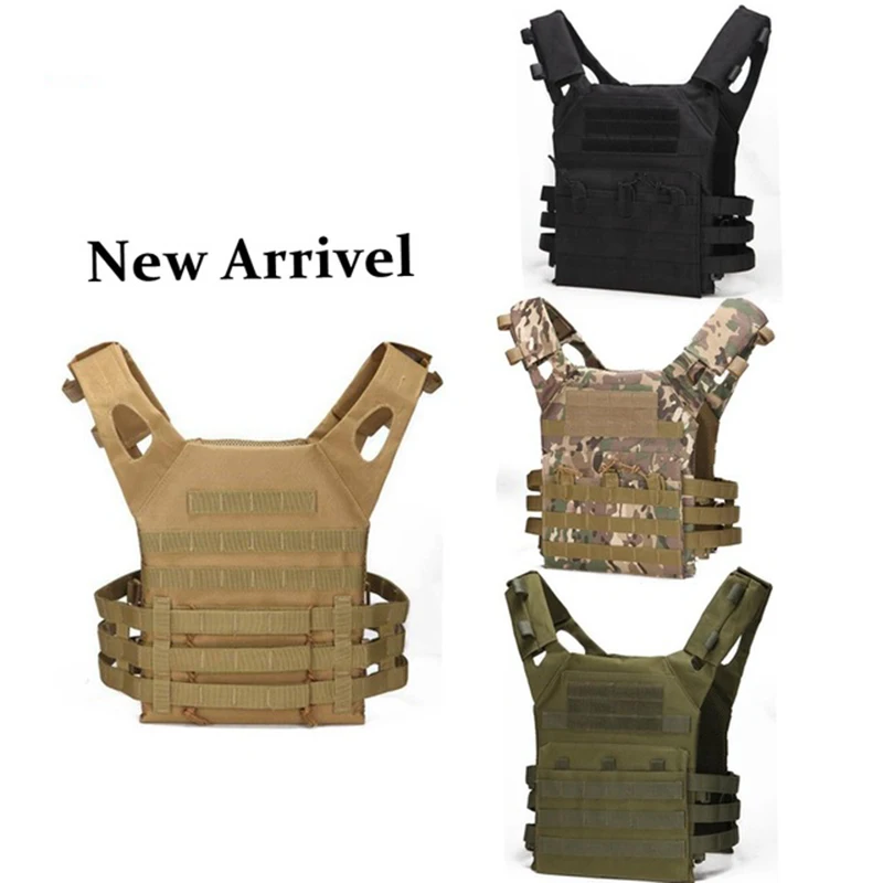 

Jpc 600D Hunting Tactical Vest Military Molle Plate Carrier Magazine Airsoft Paintball CS Outdoor Protective Lightweight Vest