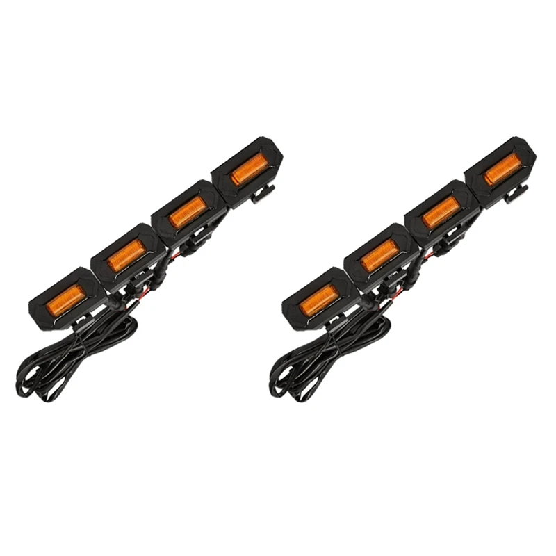 

Светодиодные передние фонари для гриля, 8 светодиодный т., для Toyota Tacoma Raptor TRD, для внедорожников, спорта, 2020 2021, наружные лампы для решетки ради...