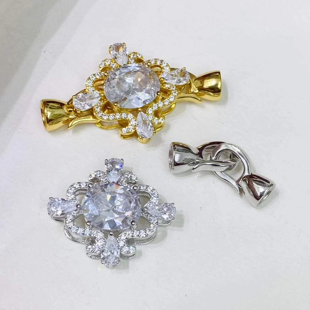 Оптовая продажа великолепный кулон из стерлингового серебра S925 ожерелье браслет