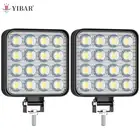 Автомобильный светодиодный рабочий светильник 48 Вт acDC 12 24 Вольт 6000K белые универсальные отражатели Грузовик Авто лампы