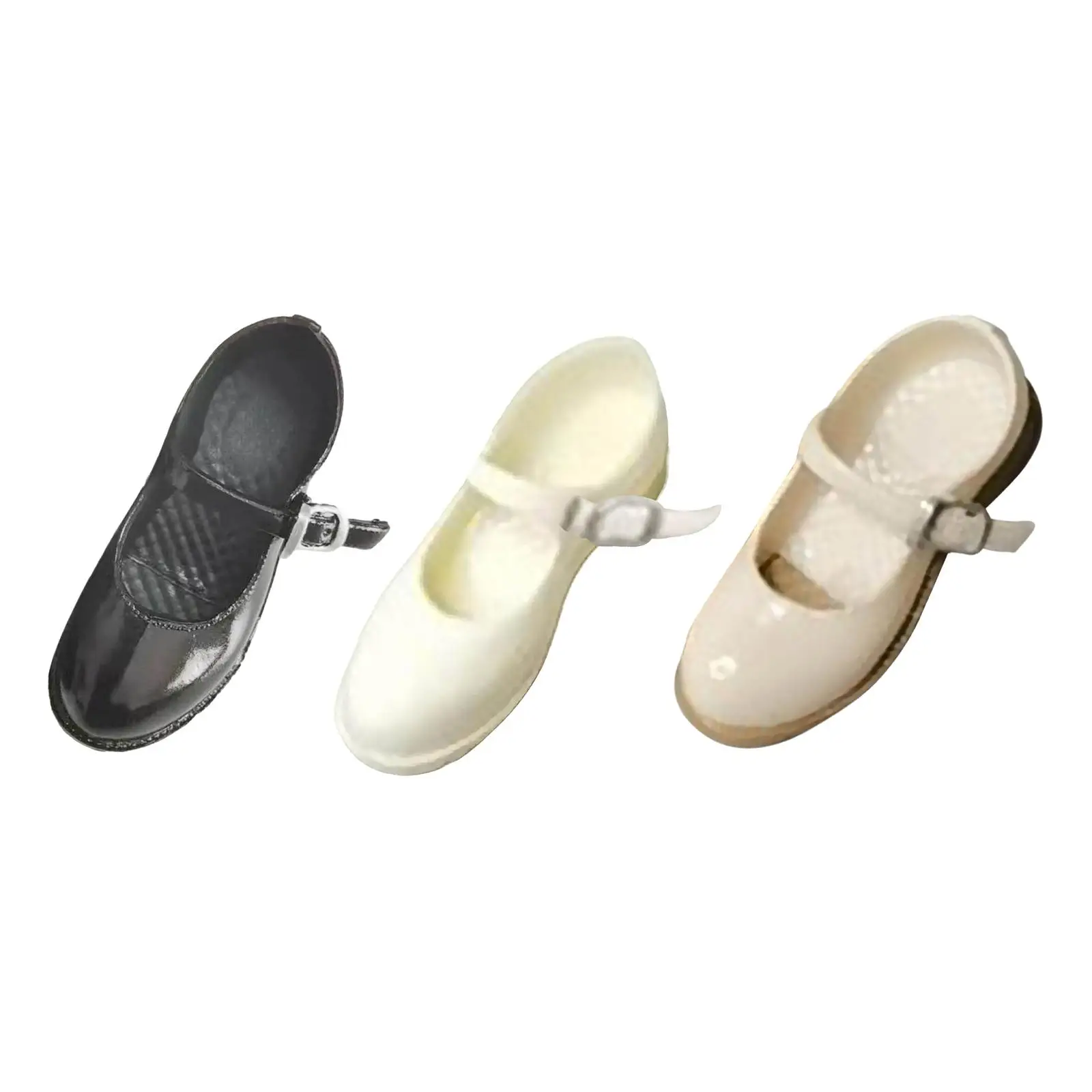

Женские туфли в масштабе 1:6, обувь с ремешком на щиколотке, обувь на низком блочном каблуке для экшн-фигурок 12 дюймов, аксессуары для костюма