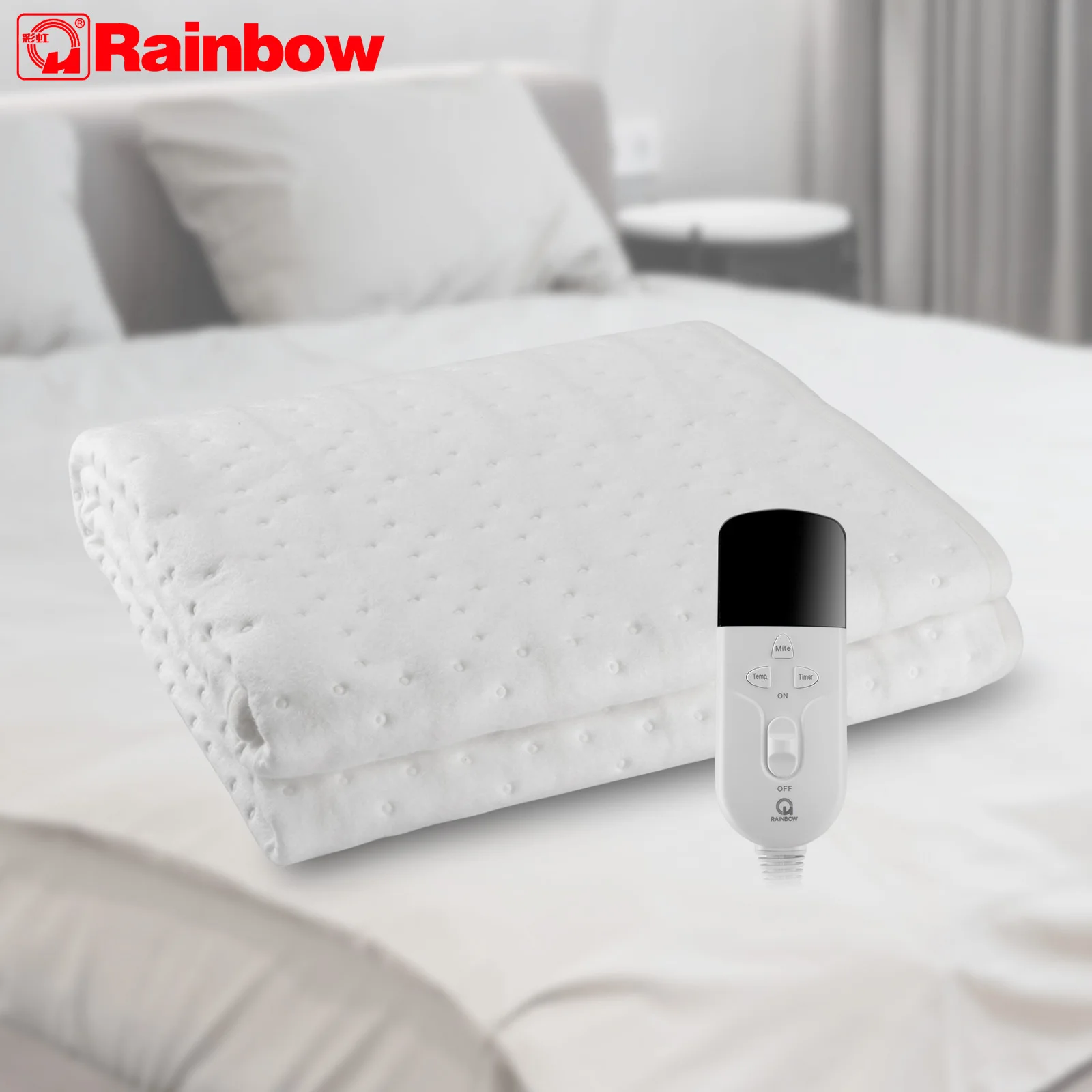 Электрическое одеяло Rainbow мягкое с подогревом для снятия клещей нагреватель тела