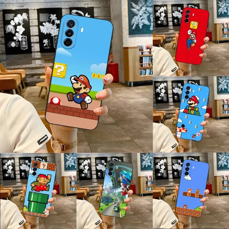 

Super Marios Phone Case For Huawei P40 P40Pro P50 P30 P20 P10 P9 Plus P8 P7 Psmart Z 2022 Nova 8 8I 8 PRO 8SE Back Cover