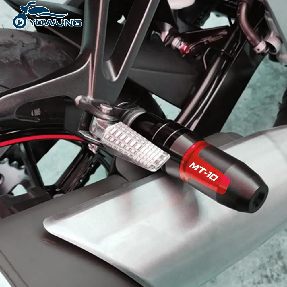 ДЛЯ YAMAHA MT10 MT-10 2016 2017 2018 2019 2020 2021 аксессуары для мотоциклов с ЧПУ, ползунки выхлопной рамы, аварийные накладки, защита от падения (art.: 3920caaf99eae) - 3920caaf99eae