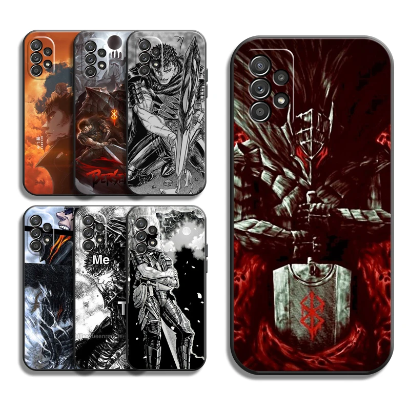 

Berserk Japanese Anime Phone Cases For Samsung Galaxy A21S A31 A72 A52 A71 A51 5G A42 5G A20 A21 A22 4G A22 5G A20 A32 5G A11