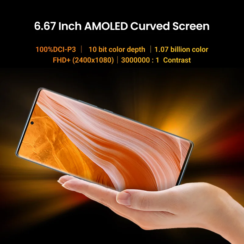 ZTE Axon 40 Pro 5G Smartphone DHL/FedEx Free Shipping  6.67'' FHD AMOLED 144Hz Flexible Curved Screen Cellphone 108MP UHD