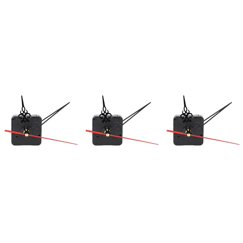 

3X Modern Quartz Wall Clock Mechanism Movement Repair Replacement Parts