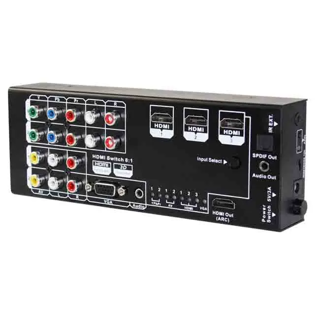 

factory supply 8x1 HDMI switch support 4K with high quality