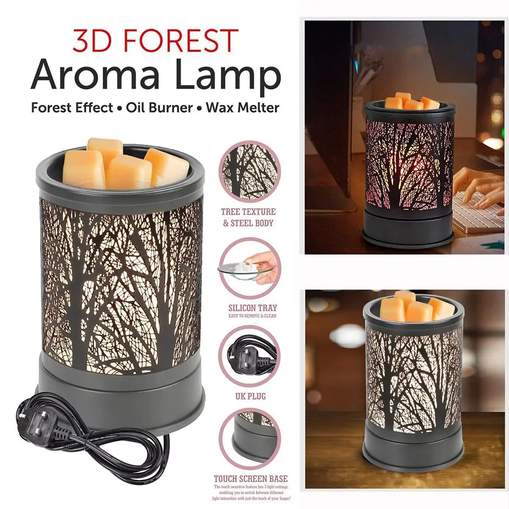 Handicraft Home Decoration Night Light UK Plug Aromatherapy Lamp Wax Melt Warmer Fragrance Diffuser Essential Oil Lamp
