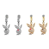 butterfly fake navel ring fake belly piercing butterfly clip on umbilical navel fake pircing butterfly cartilage earring clip