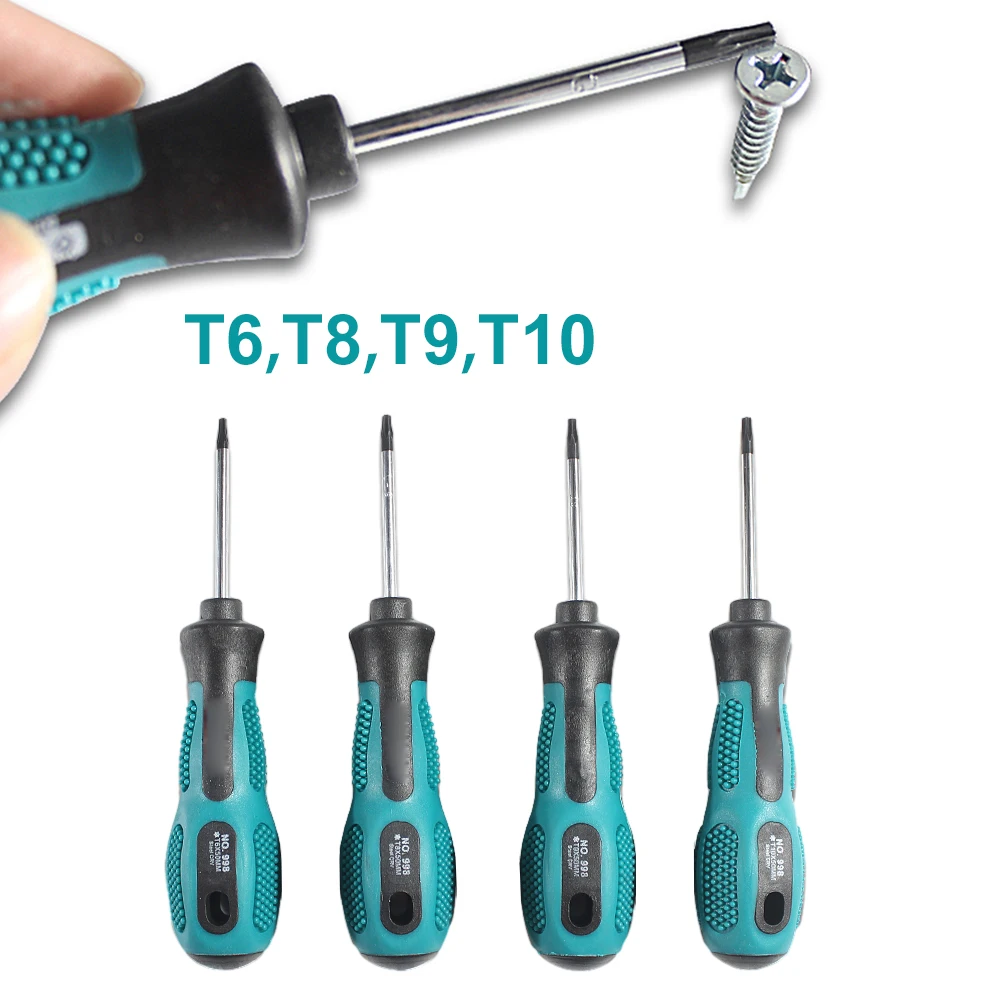 

Torx Magnetic Anti-slip Screwdriver T6 T8 T9 T10 For Electronic Products Furniture Automobiles Motorcycles Bicycles Hand Tool