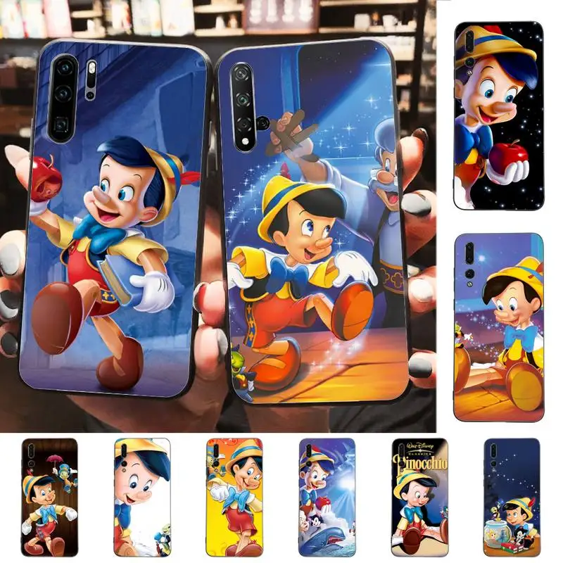 

Disney Pinocchio Phone Case Soft Silicone Case For Huawei p 30lite p30 20pro p40lite P30 Capa