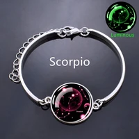 glow in the dark 12 constellation astrology bracelet taurus gemini cancer leo virgo libra scorpio sagittarius zodiac bracelet