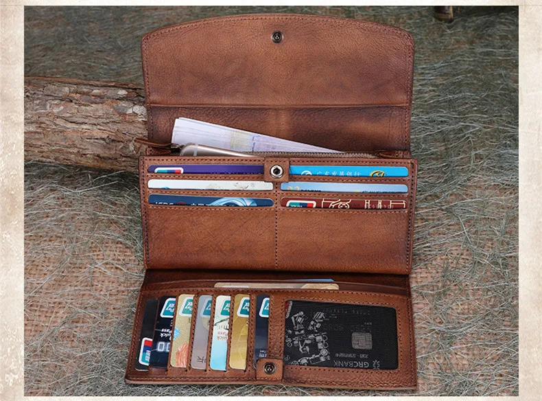 Женский кошелек для монет 2020 кожаный женский Длинный из натуральной кожи