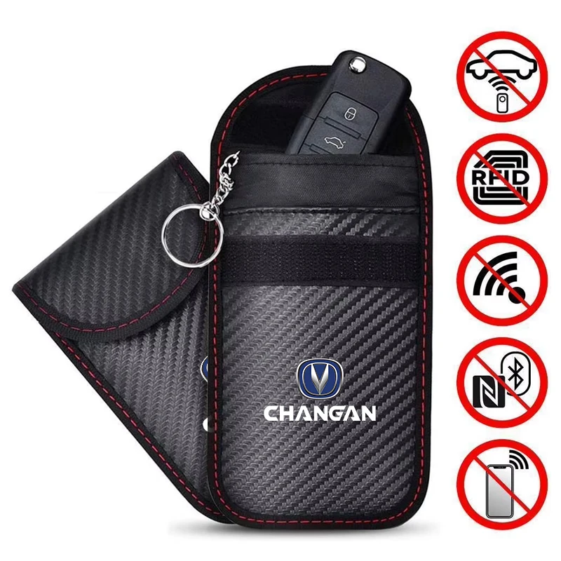 Чехол для автомобильных ключей FOB защитная сумка блокировки сигнала аксессуары