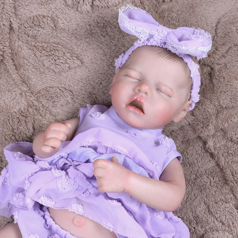 17-дюймовая кукла реборн для девочек как настоящая коллекционная реалистичная