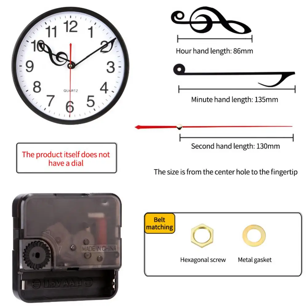 

New Clock Repair Accessories Battery Operated Practical Clocks Repairs Movement Hands Silent Multiple Styles Diy Clock Parts