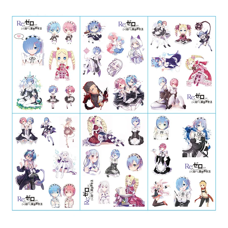 

Re: жизнь в другом мире от нуля наклеек аниме Rem наклейки студенческие канцелярские товары Водонепроницаемые Детские принадлежности украшен...