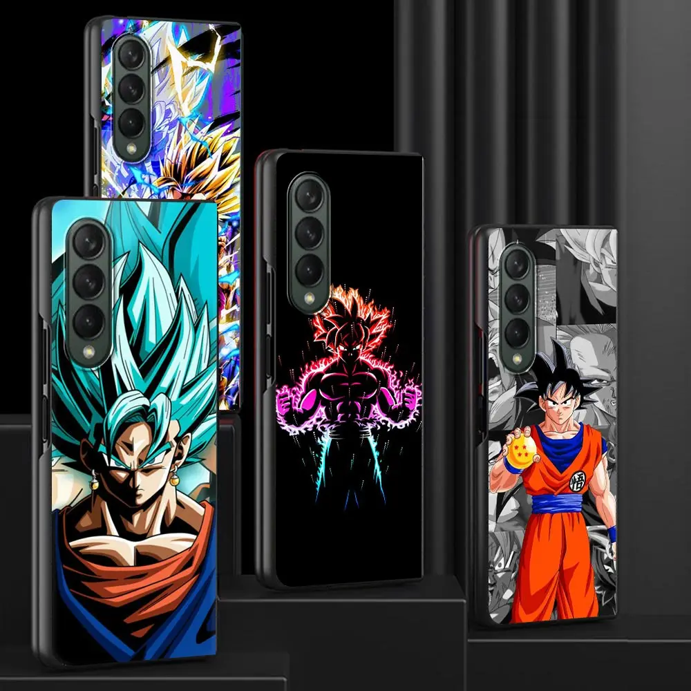

Dragon Ball Anime Case For Samsung Galaxy Z Fold3 Cell Phone Housing Luxury Hard PC Cover Z Fold 3 Black Fashion Capa