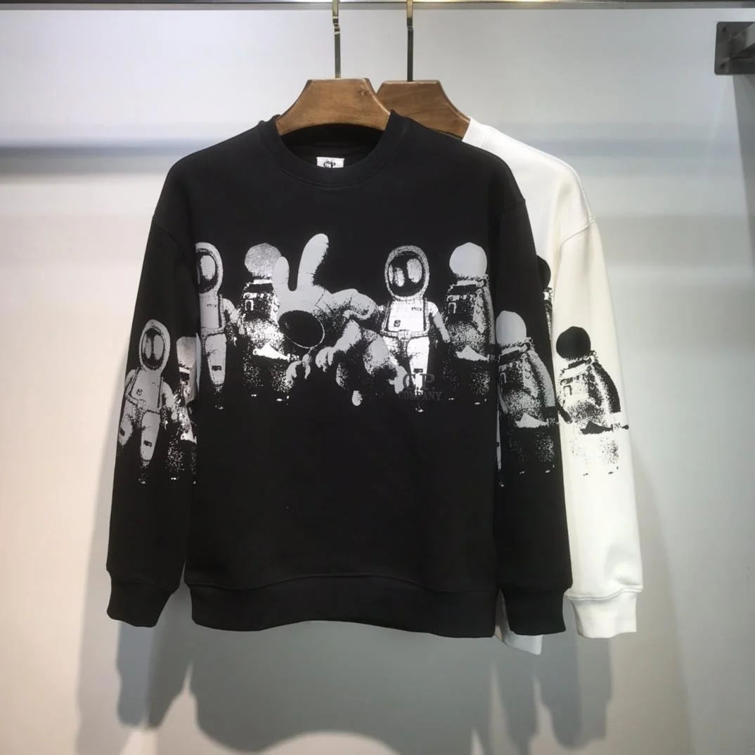 

New CP Basic crewneck Astronaut plush sweater pullover casual daily round neck streetwear
