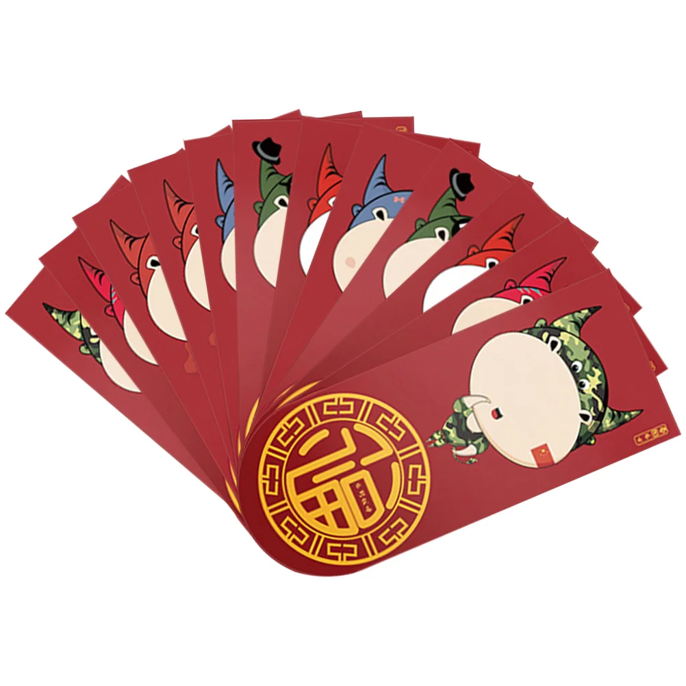 

Конверты для денег на год, красный подарок, Новый конверт на удачу хунбао вечерние праздничные весенние подарки Ox, китайские товары, упаковк...