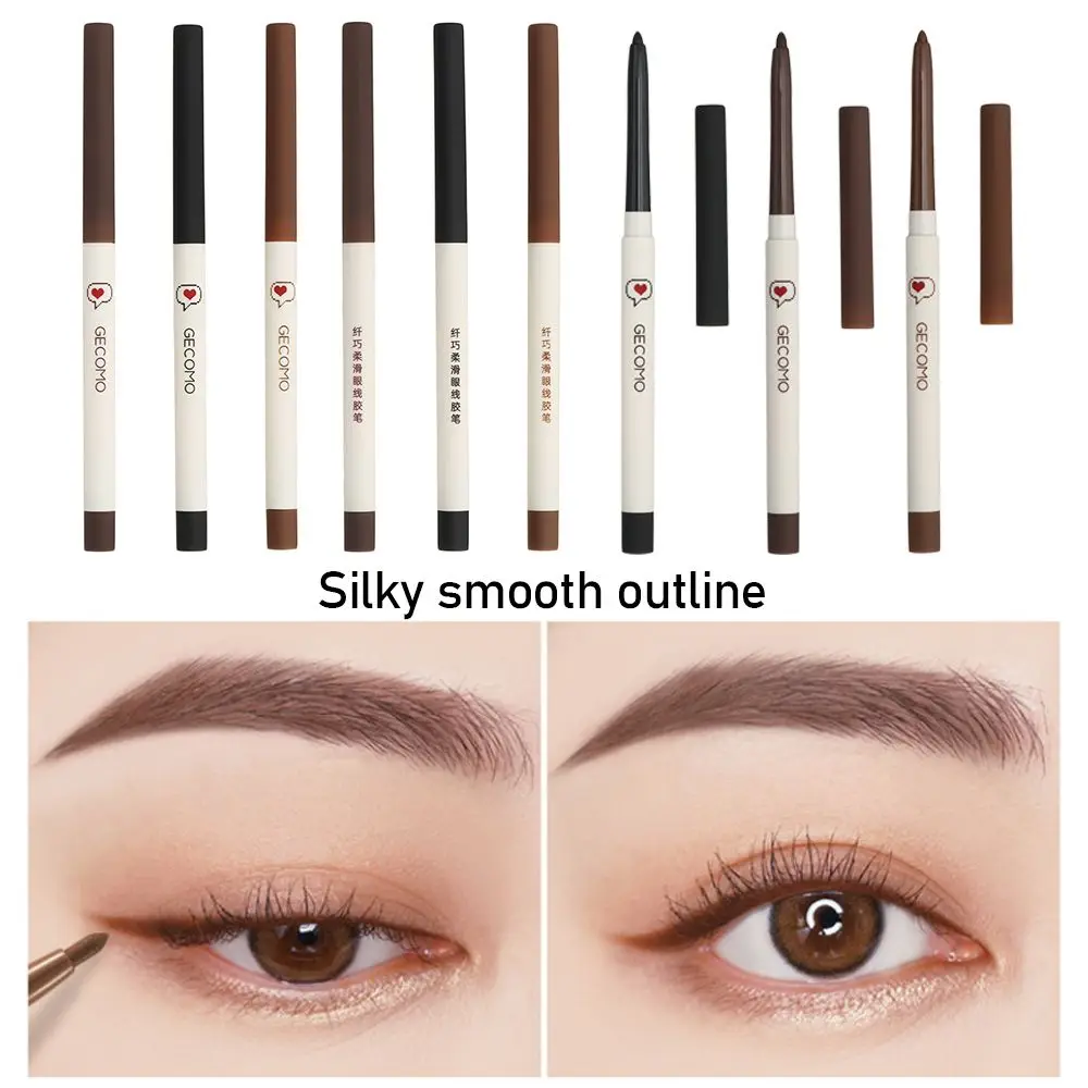 

Eyeliner Pen Silky Makeup Beauty Eye Waterproof Lasting Easy To Color Liner Pencil Student Eyeliner Pen Hook Liner Cosmetics