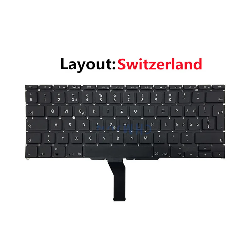 Клавиатура для Macbook Air 11" A1370 A1465 US UK French Spain German Russian Arabic Korean Italian Layout 2011-2017.