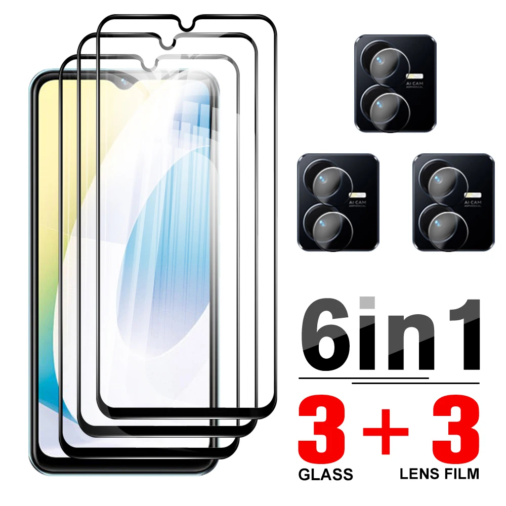 

Защитный стеклянный чехол 6 в 1 для vivo Y22 4G, защита для камеры vivo Y22s y 22 22y y22 s vivo y22 6,55 '', закаленная пленка