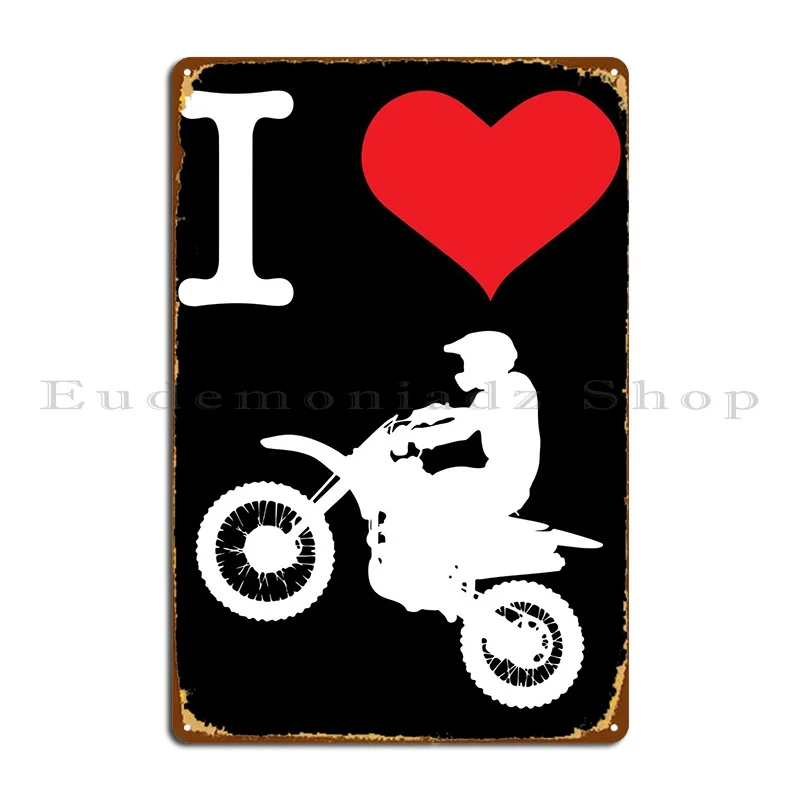 

Dirt Bike Mx Motocross Metal Plaque Poster Decoration Wall Decor Garage Designing Wall Cave Tin Sign Poster