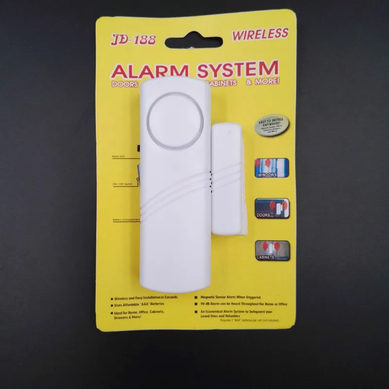 Magnetic Wireless Motion Detector Alarm Barrier Sensor for Home Security Door Alarm System images - 6