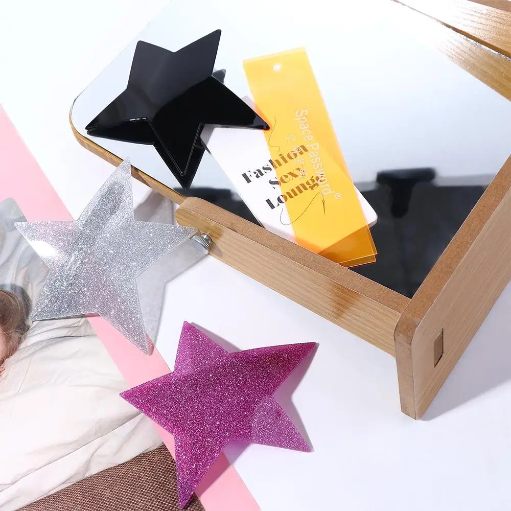 

Geometric Headwear Y2K Side Clip Glitter Korean Style Hair Wear Women Hair Accessories Star Hair Clip Irregular