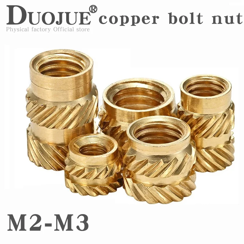 

Нагревательный набор, вставные гайки, детали с внутренней резьбой, латунная рифленая деталь, встраивается в отверстия для 3d-печати M2 M2 M2 M2, 5 ...