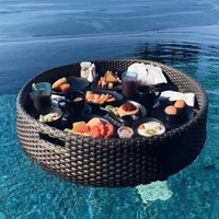 fruit storage plate handmade water swimming accessories pool drink cup stand float party beverage mattresses